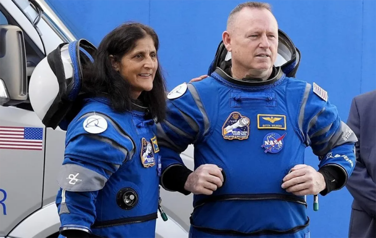 अन्तरिक्ष यात्री सुनिता विलियम्स र बेरी विल्मोर/ तस्बिर इन्टरनेट 